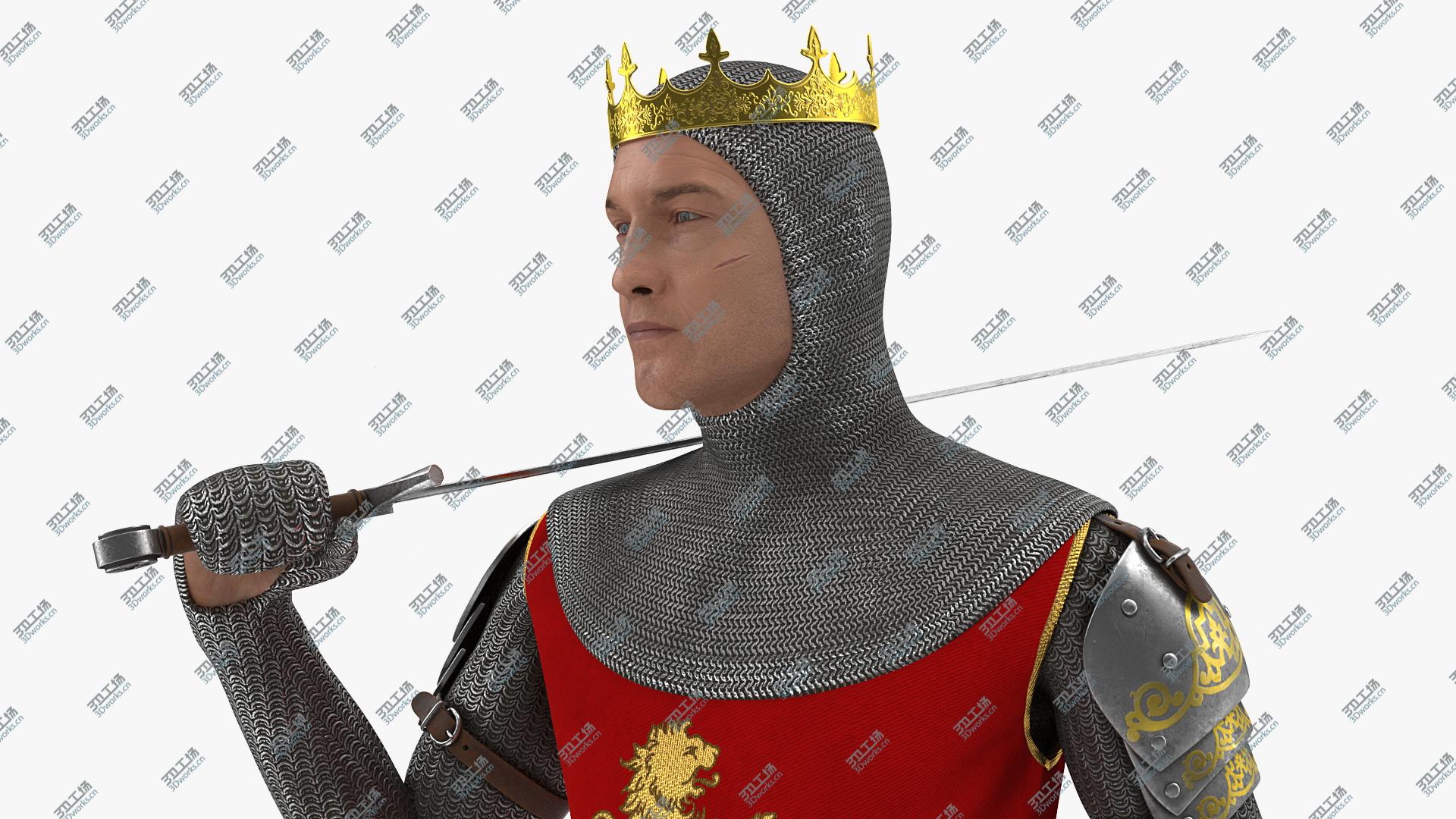 images/goods_img/202104093/3D Crusader Knight King Walking Pose model/5.jpg